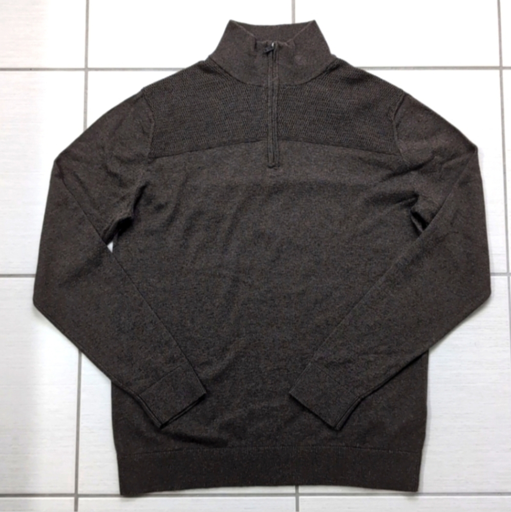 Banana Republic Factory Premium Luxe Yarn Quarter Zip